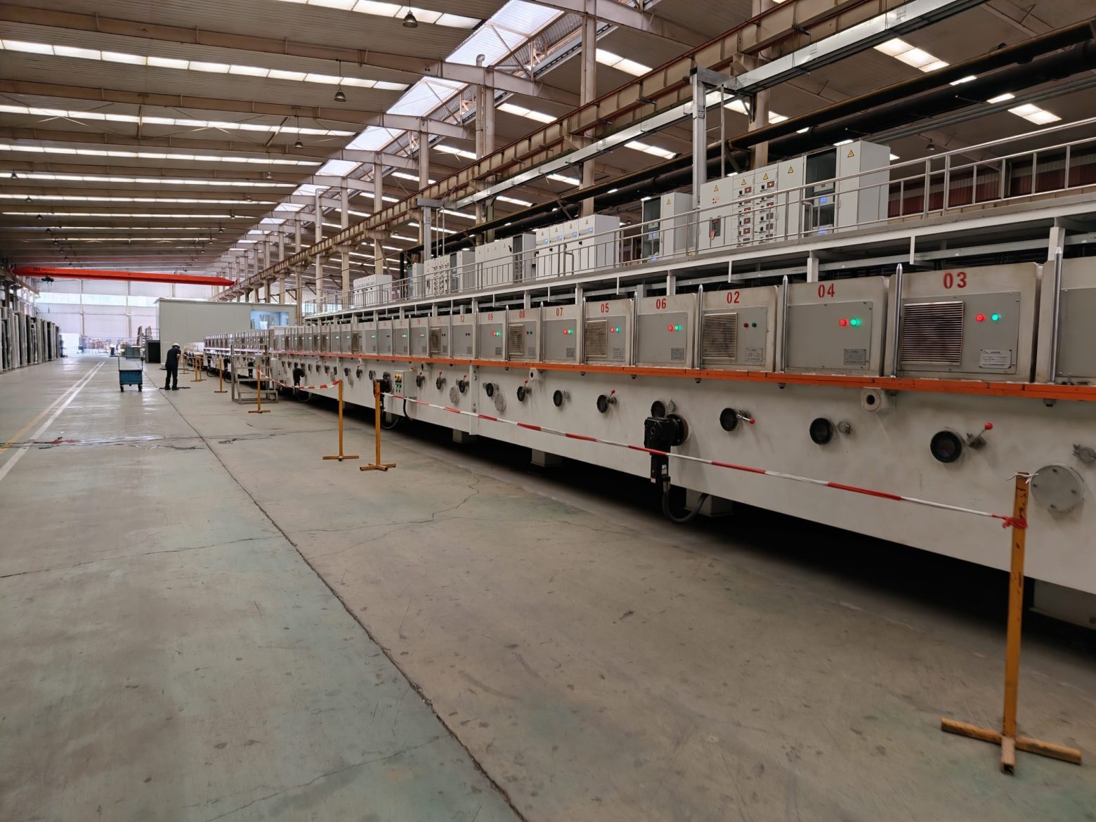 Optical coated glass inspection and production visit coordinated by North One Glass